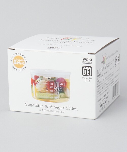 212 KITCHEN STORE(トゥワントゥキッチンストア)の「ビネガーシリーズ ベジタブル&ビネガー 550ml <iwaki イワキ>(キッチンツール・レディース・その他・00)」の4枚目の写真