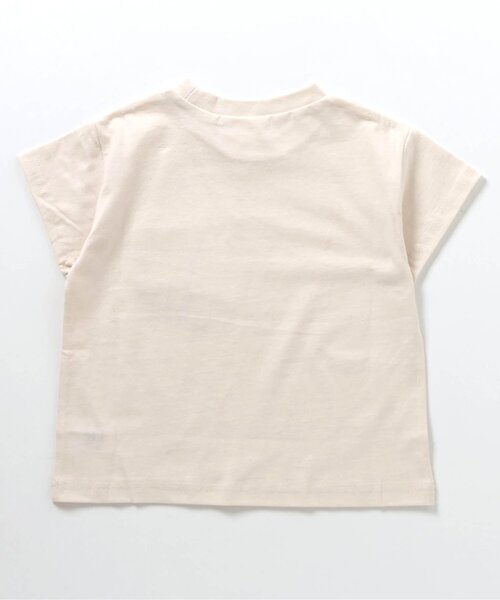 apres les cours（アプレレクール）の「【WEB限定】ポケットモチーフTシャツ（Tシャツ/カットソー・キッズ・オフホワイト/アイボリー/サックスブルー/ベージュ/ラベンダー/チャコール・90/80/110/100/120/130/140）」の18枚目の写真
