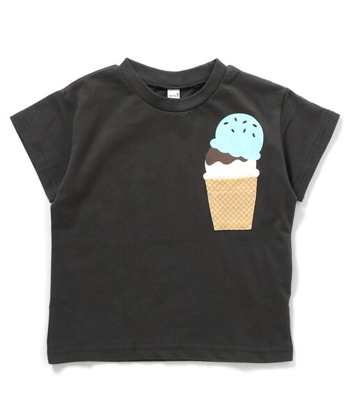 apres les cours（アプレレクール）の「【WEB限定】ポケットモチーフTシャツ（Tシャツ/カットソー・キッズ・オフホワイト/アイボリー/サックスブルー/ベージュ/ラベンダー/チャコール・90/80/110/100/120/130/140）」の22枚目の写真