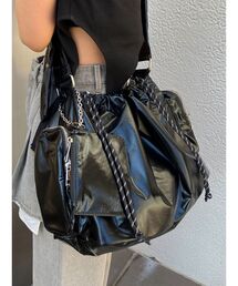 EMODA | ナイロンギャザーショルダーバッグ(ハンドバッグ)