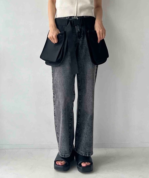 AS KNOW AS plus（アズノゥアズプラス）の「ポケットウエストラップベルト 【ZOZOTOWN限定アイテム】（ベルト・レディース・ブラック・FREE）」の14枚目の写真