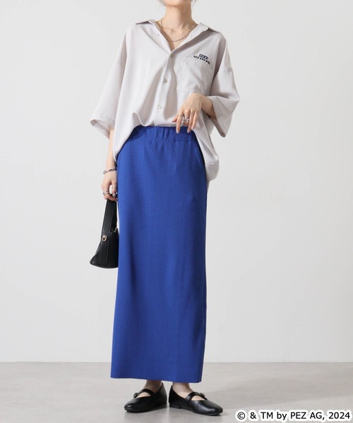 【セール】REDCAPGIRL PEZ×REDCAPGIRL バック刺繍＆プリント ルーズサイズ半袖シャツ（シャツ/ブラウス）｜Red Cap Girl（レッドキャプガール）