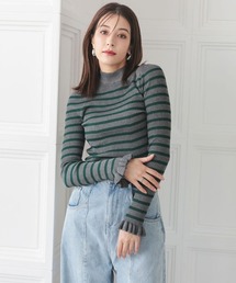 M'S GRACY グリーン フリルスリーブ ニット 40 M'S GRACY グリーン フリルスリーブ ニット 40 - メルカリ