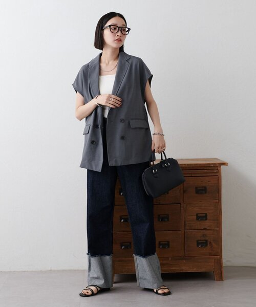 YAA!! shirt coat シャツコート ダークグレー リネン ステンカラーロングシャツコート – NO ID.