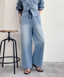 fredy emue | ライトオンスデニムイージーパンツ(デニムパンツ)