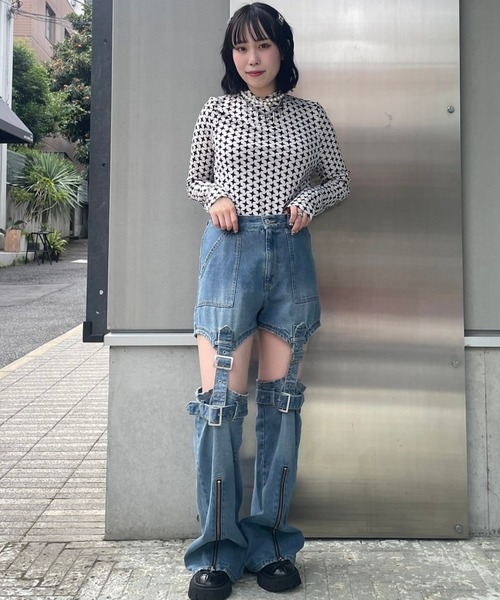 Candy Stripper（キャンディストリッパー）の「CND SPARKLES トップス（その他トップス・レディース・オフホワイト/グレー/ブラック・2）」の21枚目の写真