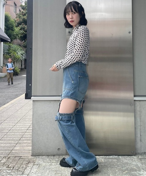 Candy Stripper（キャンディストリッパー）の「CND SPARKLES トップス（その他トップス・レディース・オフホワイト/グレー/ブラック・2）」の22枚目の写真