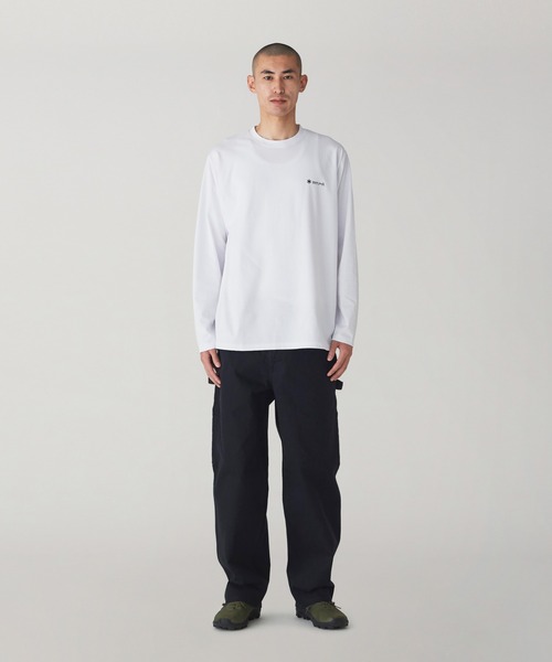 Snow Peak（スノーピーク）の「SP Onepoint Logo Long Sleeve T-Shirt（Tシャツ/カットソー・メンズ・グリーン系その他/グレー系/ブラック/ホワイト・M/S/XL/L/1/XXL）」の12枚目の写真