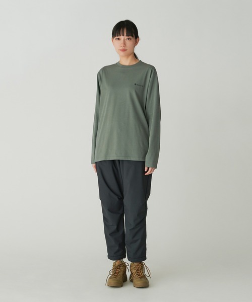Snow Peak（スノーピーク）の「SP Onepoint Logo Long Sleeve T-Shirt（Tシャツ/カットソー・メンズ・グリーン系その他/グレー系/ブラック/ホワイト・M/S/XL/L/1/XXL）」の14枚目の写真