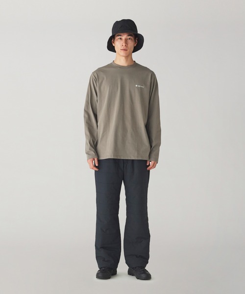 Snow Peak（スノーピーク）の「SP Onepoint Logo Long Sleeve T-Shirt（Tシャツ/カットソー・メンズ・グリーン系その他/グレー系/ブラック/ホワイト・M/S/XL/L/1/XXL）」の6枚目の写真