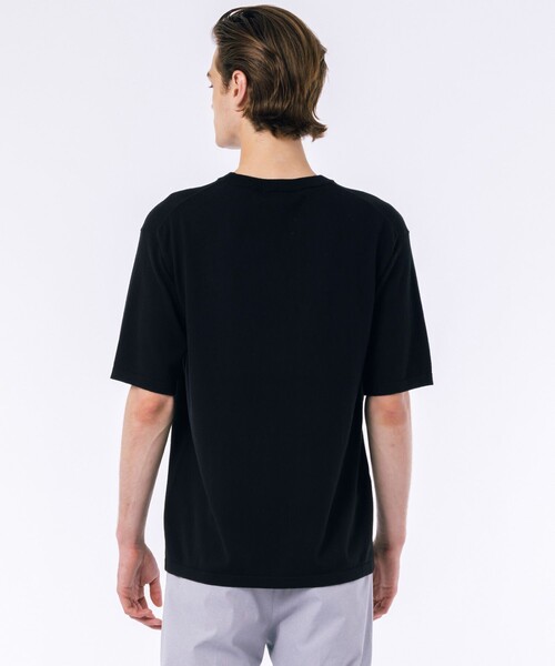 LACOSTE（ラコステ）の「ハイストレッチコットンニット半袖Tシャツ（Tシャツ/カットソー・メンズ・ホワイト/グレー/ブラック/ブルー・2/3/4/5）」の5枚目の写真