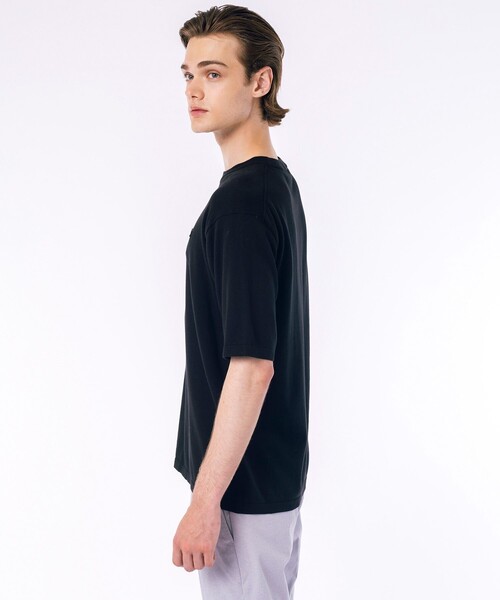LACOSTE（ラコステ）の「ハイストレッチコットンニット半袖Tシャツ（Tシャツ/カットソー・メンズ・ホワイト/グレー/ブラック/ブルー・2/3/4/5）」の8枚目の写真