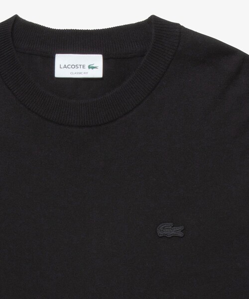 LACOSTE（ラコステ）の「ハイストレッチコットンニット半袖Tシャツ（Tシャツ/カットソー・メンズ・ホワイト/グレー/ブラック/ブルー・2/3/4/5）」の11枚目の写真