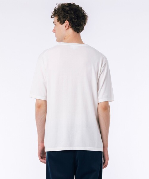 LACOSTE（ラコステ）の「ハイストレッチコットンニット半袖Tシャツ（Tシャツ/カットソー・メンズ・ホワイト/グレー/ブラック/ブルー・2/3/4/5）」の14枚目の写真