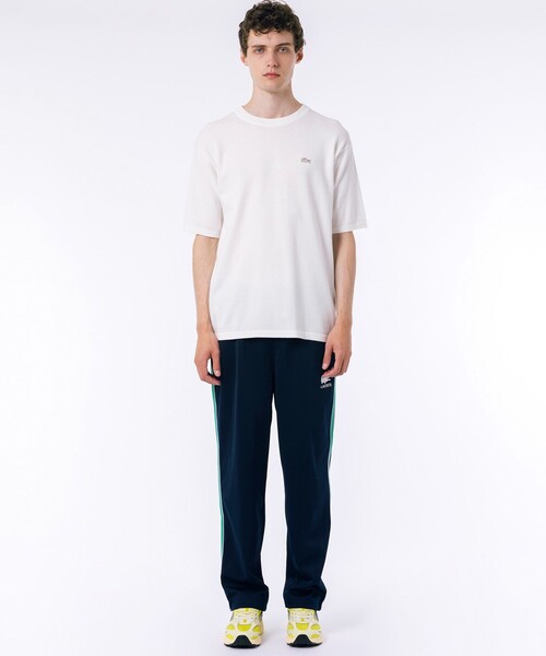 LACOSTE（ラコステ）の「ハイストレッチコットンニット半袖Tシャツ（Tシャツ/カットソー・メンズ・ホワイト/グレー/ブラック/ブルー・2/3/4/5）」の17枚目の写真