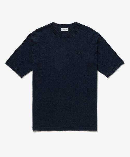 LACOSTE（ラコステ）の「ハイストレッチコットンニット半袖Tシャツ（Tシャツ/カットソー・メンズ・ホワイト/グレー/ブラック/ブルー・2/3/4/5）」の18枚目の写真