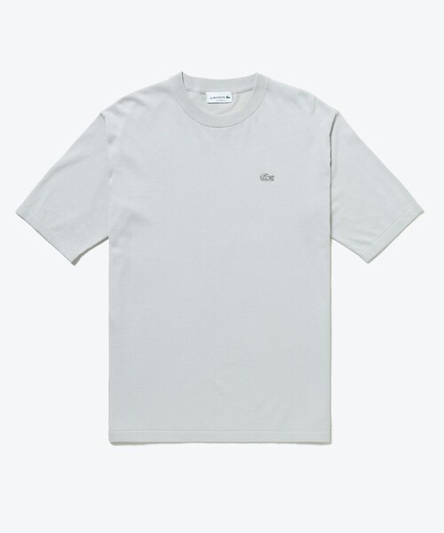 LACOSTE（ラコステ）の「ハイストレッチコットンニット半袖Tシャツ（Tシャツ/カットソー・メンズ・ホワイト/グレー/ブラック/ブルー・2/3/4/5）」の21枚目の写真