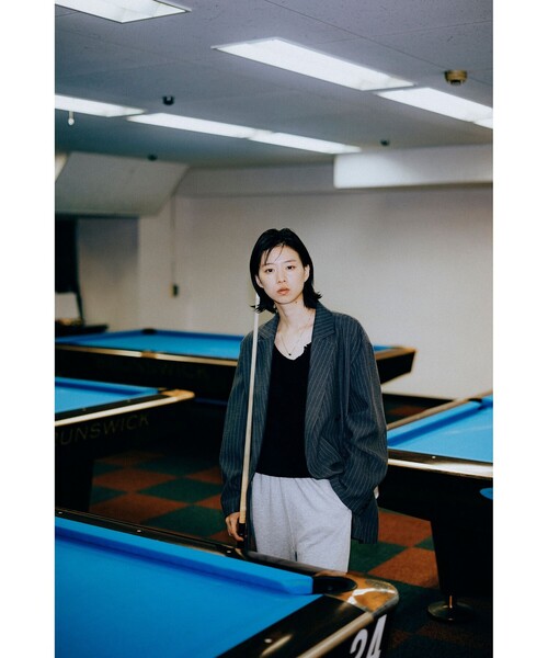 Ray BEAMS（レイビームス）の「レース フリルカラー リブ プルオーバー（ニット/セーター・レディース・ホワイト/ブラック・ONE SIZE）」の15枚目の写真