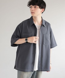 RAGEBLUE | 配色ステッチ/オーバーサイズシャツ(シャツ/ブラウス)