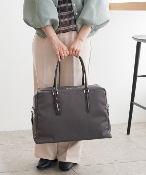 Jewelna Rose（ジュエルナローズ）の「Jewelna Rose グレタ ナイロンボストンバッグ 16182（ボストンバッグ・レディース・ライトグレー/ブラウン/ブラック/グレー・FREE）」の22枚目の写真