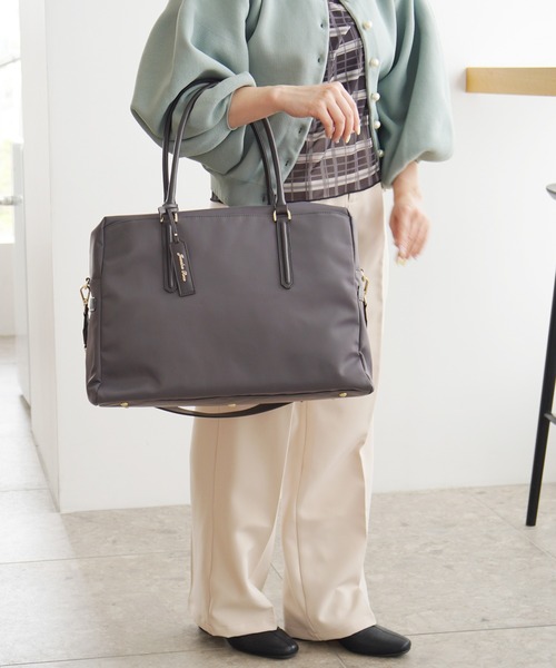 Jewelna Rose（ジュエルナローズ）の「Jewelna Rose グレタ ナイロンボストンバッグ 16182（ボストンバッグ・レディース・ライトグレー/ブラウン/ブラック/グレー・FREE）」の21枚目の写真
