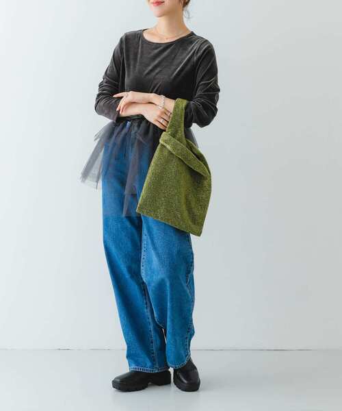 RODE SKO(ロデスコ)の「グリッターラメショッパー(トートバッグ・レディース・ゴールド/シルバー/ブラック/その他1/ブラウン・ONE)」の21枚目の写真