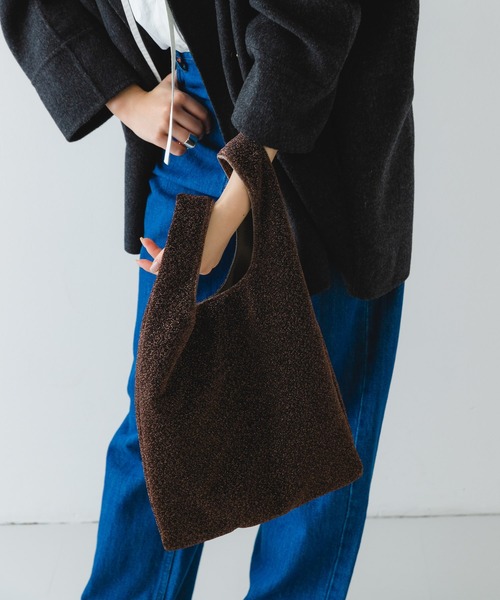 RODE SKO(ロデスコ)の「グリッターラメショッパー(トートバッグ・レディース・ゴールド/シルバー/ブラック/その他1/ブラウン・ONE)」の3枚目の写真