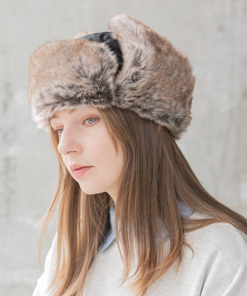 14+（イチヨンプラス）の「フライトキャップ 撥水（ハット・レディース・ブラック/グレー/ベージュ・MEDIUM/X-LARGE）」の11枚目の写真