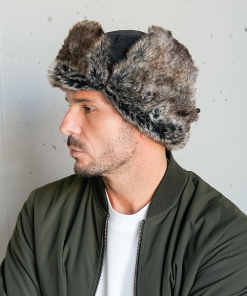 14+（イチヨンプラス）の「フライトキャップ 撥水（ハット・レディース・ブラック/グレー/ベージュ・MEDIUM/X-LARGE）」の6枚目の写真