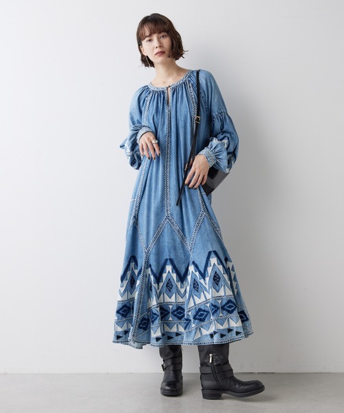 Whim Gazette（ウィムガゼット）の「エンブロイダリーワンピース