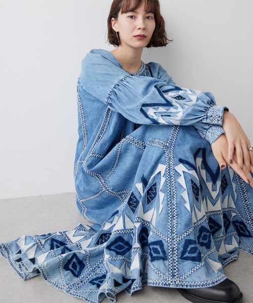 Whim Gazette（ウィムガゼット）の「エンブロイダリーワンピース