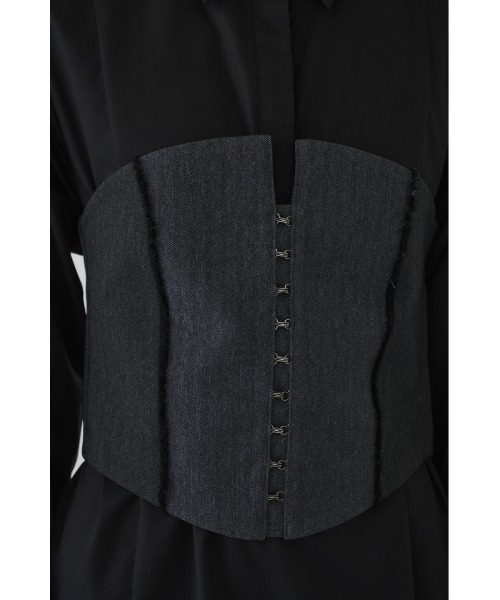 RIM.ARK(リムアーク)の「Corset bustier(キャミソール・レディース・ブラック/グレー・38/36)」の5枚目の写真