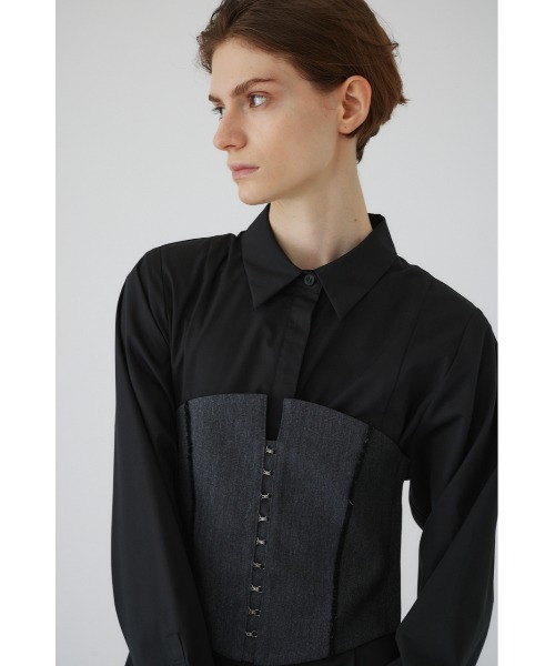 RIM.ARK(リムアーク)の「Corset bustier(キャミソール・レディース・ブラック/グレー・38/36)」の8枚目の写真