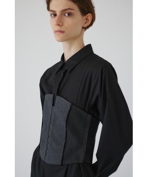 RIM.ARK(リムアーク)の「Corset bustier(キャミソール・レディース・ブラック/グレー・38/36)」の9枚目の写真