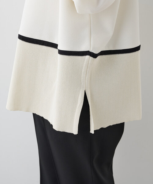 BEARDSLEY（ビアズリー）の「ラインニット（ニット/セーター・レディース・ホワイト・FREE）」の8枚目の写真