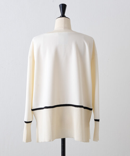 BEARDSLEY（ビアズリー）の「ラインニット（ニット/セーター・レディース・ホワイト・FREE）」の16枚目の写真