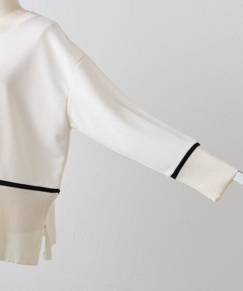 BEARDSLEY（ビアズリー）の「ラインニット（ニット/セーター・レディース・ホワイト・FREE）」の17枚目の写真