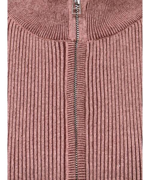 EMODA(エモダ)の「プレーティングハーフリブニット(ニット/セーター・レディース・ホワイト/ピンク/ブラック/グレー/ブルー・FREE)」の9枚目の写真