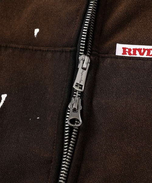 RRR123 ローズ フーディー Buy RIVINGTON roi Rebis Rose Zip Hoodie 'Welder Brown