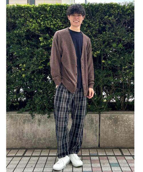 BACK NUMBER(バックナンバー)の「BACK NUMBER(バックナンバー)ブークレパイル長袖カーディガン(カーディガン/ボレロ・メンズ・ブラウン/ブラック・S/M/L/XL)」の15枚目の写真