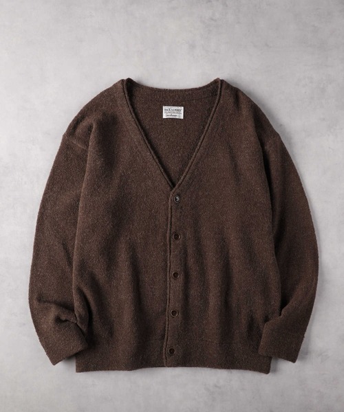 BACK NUMBER(バックナンバー)の「【BACK NUMBER】ブークレパイル長袖カーディガン(カーディガン/ボレロ・メンズ・ブラウン/ブラック・S/M/L/XL)」の2枚目の写真