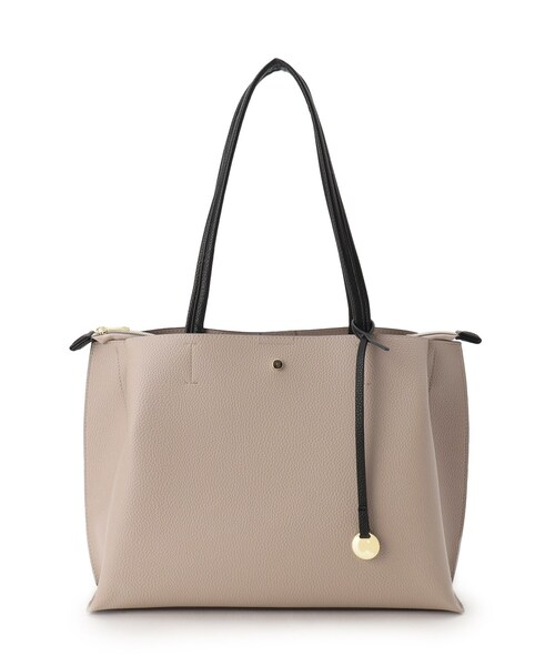 SHOO・LA・RUE（シューラルー）の「◆【軽量/A4/通勤】ふわっと軽いトートバッグ（トートバッグ・レディース・ブラック/グレー/ベージュ系4・00）」の5枚目の写真