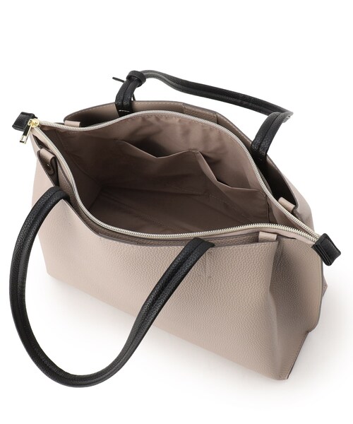 SHOO・LA・RUE（シューラルー）の「◆【軽量/A4/通勤】ふわっと軽いトートバッグ（トートバッグ・レディース・ブラック/グレー/ベージュ系4・00）」の13枚目の写真