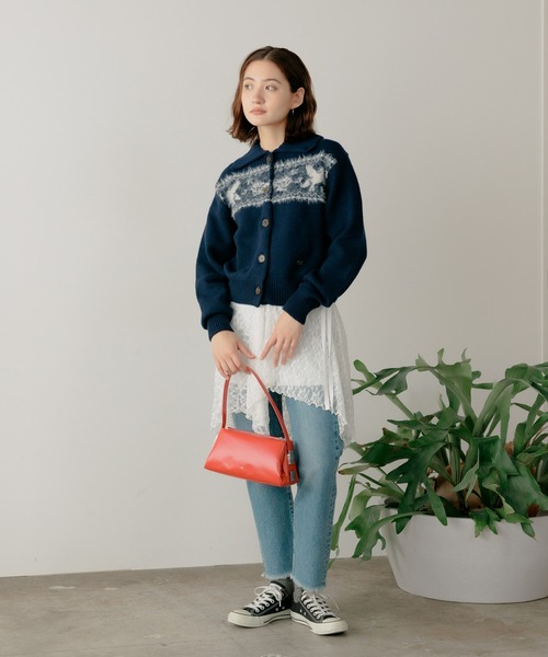カーディガン Kijun/キジュン Nordic Knit Cardigan カーディガン レディース Kijun/キジュン Nordic Knit Cardigan カーディガン