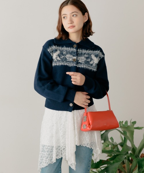 カーディガン Kijun/キジュン Nordic Knit Cardigan カーディガン レディース Kijun/キジュン Nordic Knit Cardigan カーディガン