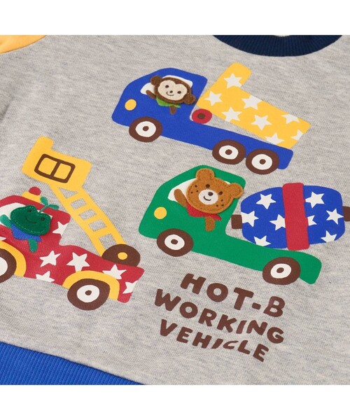 HOT BISCUITS（ホットビスケッツ）の「働く車トレーナー（スウェット 
