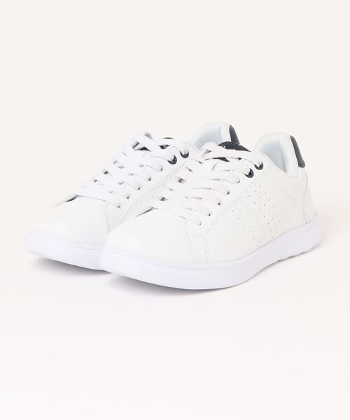 Parade（パレード）の「【PASTLARE】コートタイプスニーカー　FKR-137【軽量】（スニーカー・レディース・ホワイト×ホワイト/ブラック×ブラック/ホワイト×ネイビー/ネイビー・22.5cm/23.0cm/23.5cm/24.0cm/24.5cm/25.0cm）」の2枚目の写真