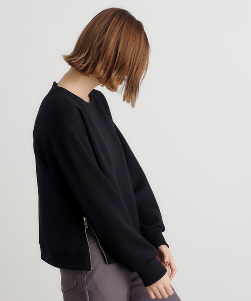 grove（グローブ）の「◆メタルサイドジッププルオーバー（Tシャツ/カットソー・レディース・ブラック/ブラウン系その他/ナチュラル・02/04/03/01/05）」の10枚目の写真