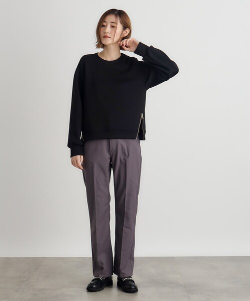 grove（グローブ）の「◆メタルサイドジッププルオーバー（Tシャツ/カットソー・レディース・ブラック/ブラウン系その他/ナチュラル・02/04/03/01/05）」の12枚目の写真