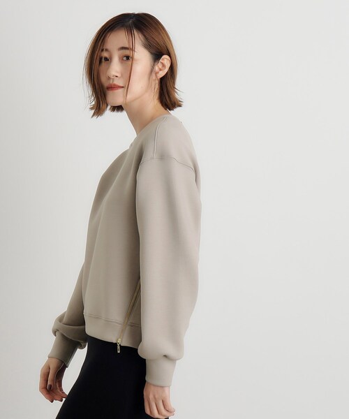 grove（グローブ）の「◆メタルサイドジッププルオーバー（Tシャツ/カットソー・レディース・ブラック/ブラウン系その他/ナチュラル・02/04/03/01/05）」の6枚目の写真